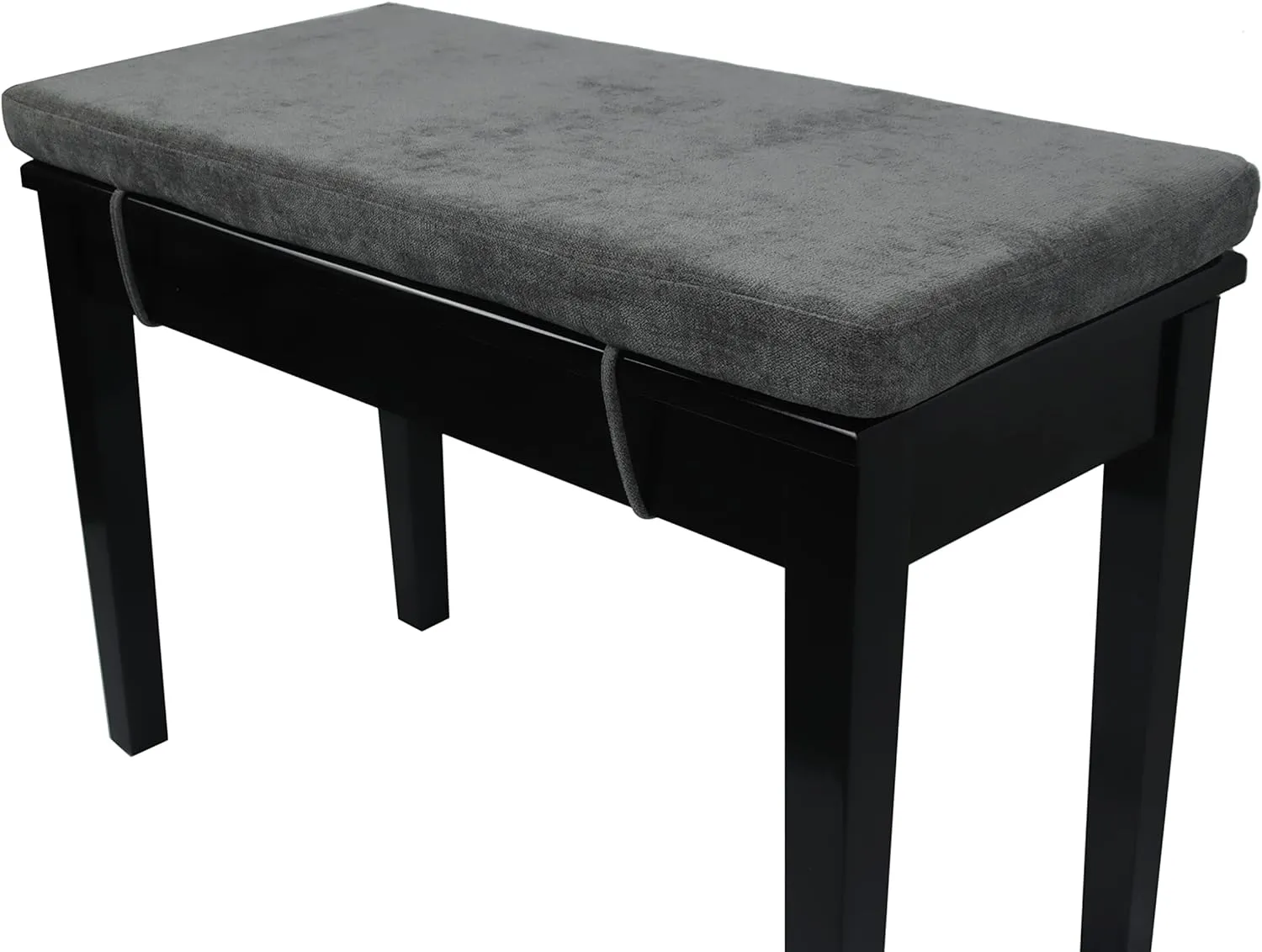 Loveboat Washable Bench Cushion, Non-Slip Bench Pad for Shoe Storage, Window, Piano, Dining 30"x14"x2" Dark Grey