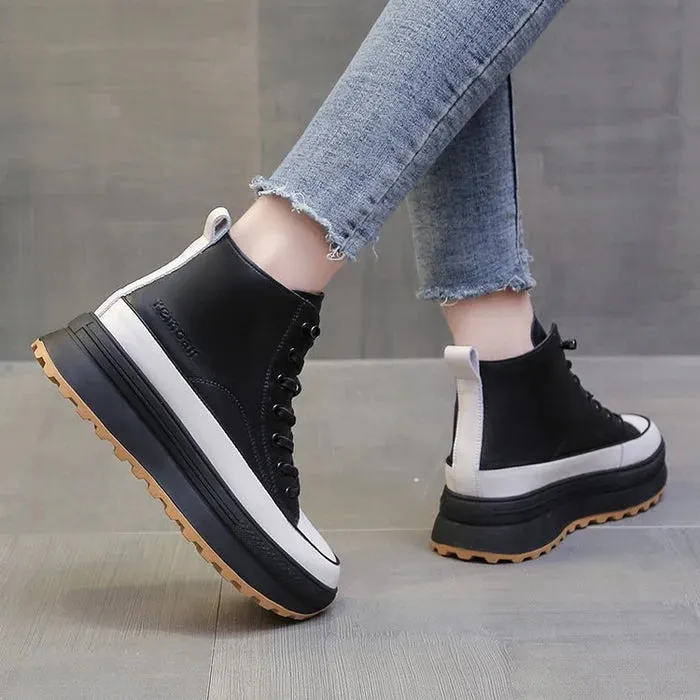 Luxe Lift Women's High-Top Sneakers