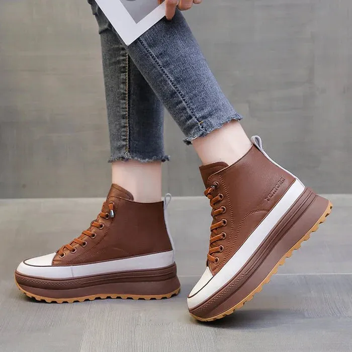 Luxe Lift Women's High-Top Sneakers