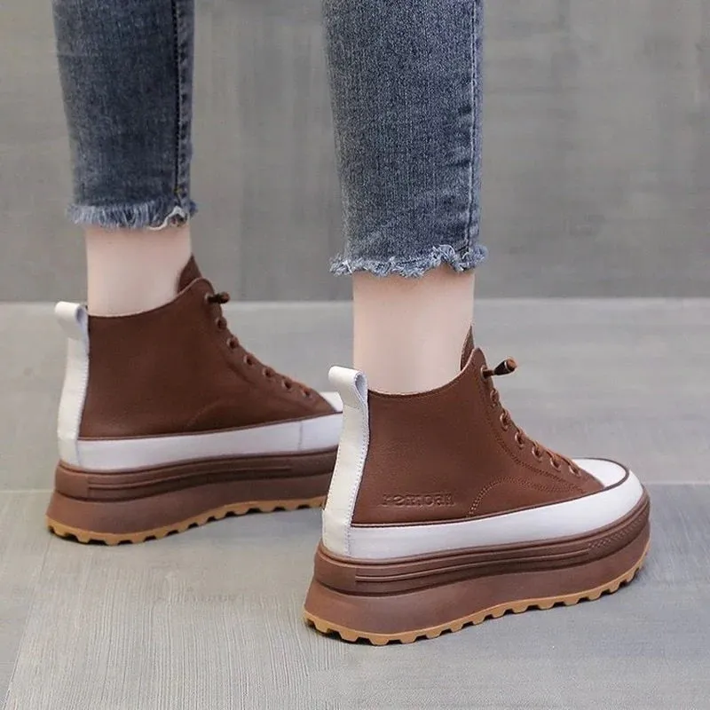 Luxe Lift Women's High-Top Sneakers