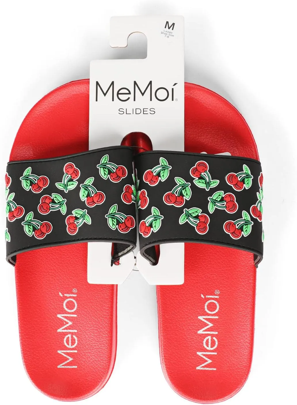 MeMoi Women's Cherries Lightweight Slides