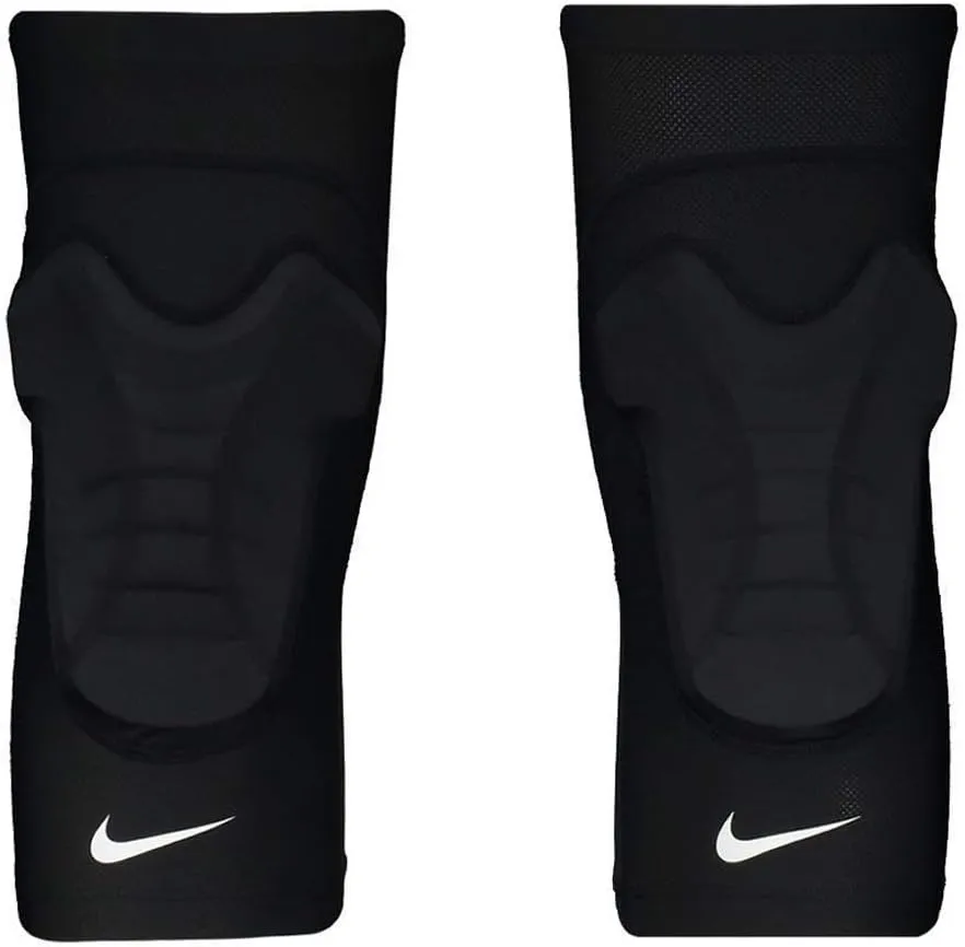 Men's Nike Hyperstrong Padded Knee Sleeves Black/White Size Large/X-Large