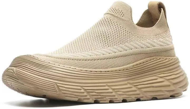 Men's Summer and Autumn Men's Shoes All Match Breathable Thick Sole Casual Flying mesh Shoes