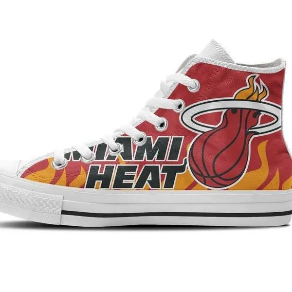 miami heat mens high top sneakers high top