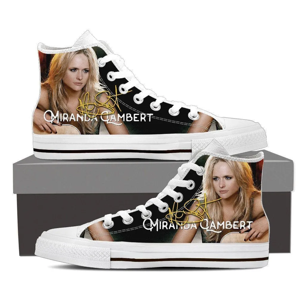 miranda lambert ladies high top sneakers