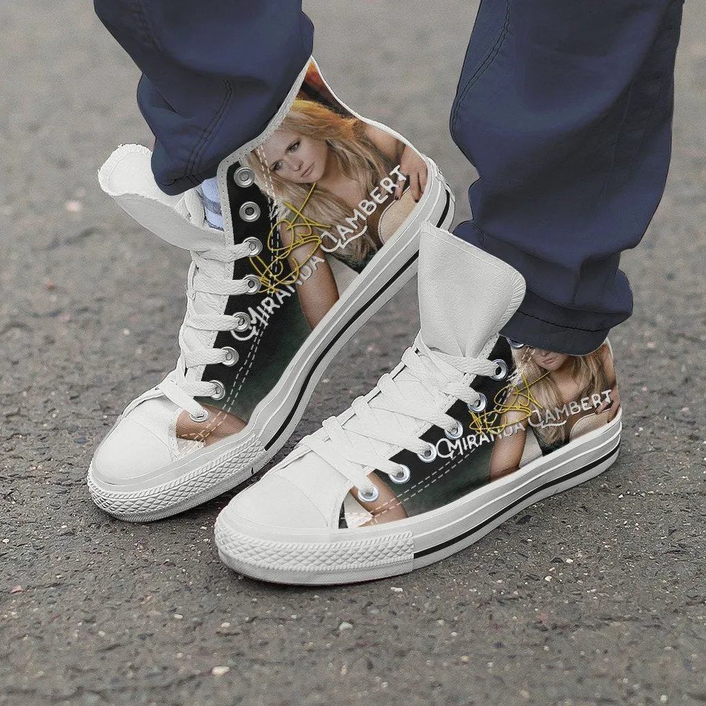 miranda lambert ladies high top sneakers