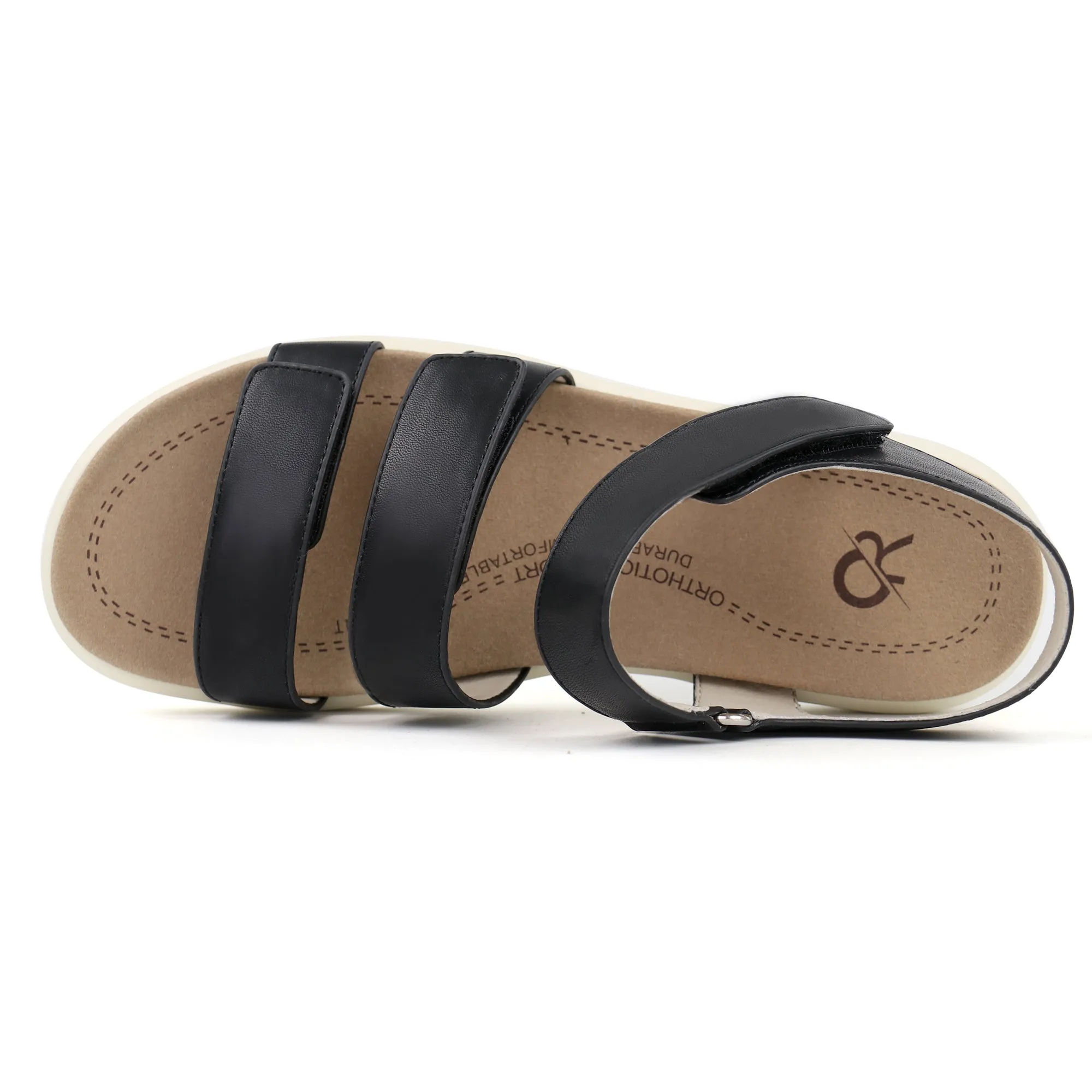 Navy Arch Support Sandals-Kitty