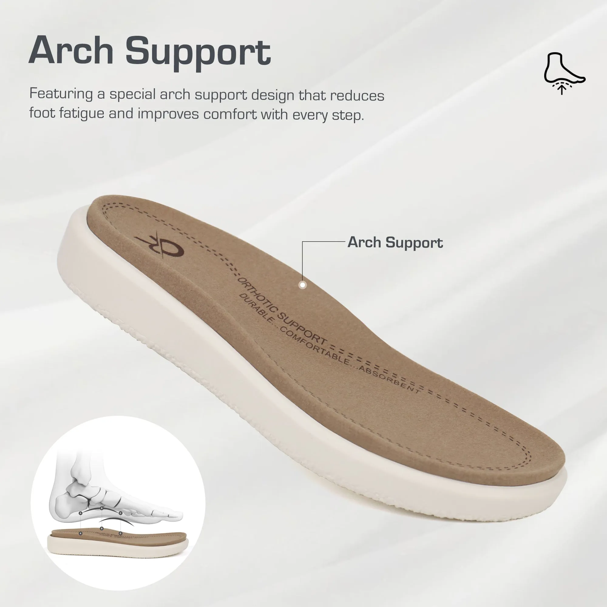 Navy Arch Support Sandals-Kitty