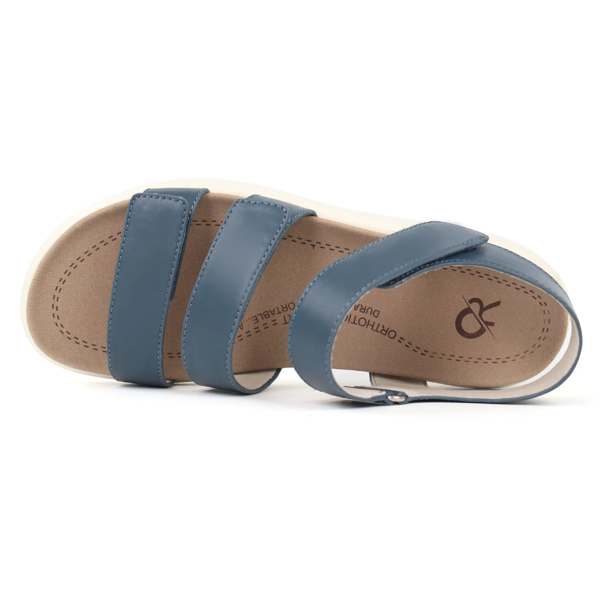 Navy Arch Support Sandals-Kitty