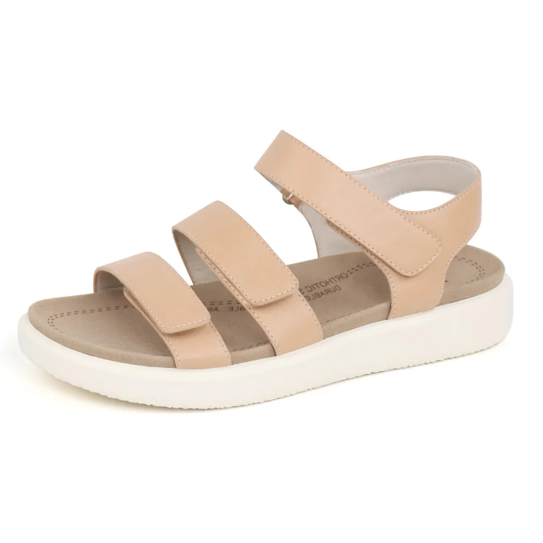 Navy Arch Support Sandals-Kitty