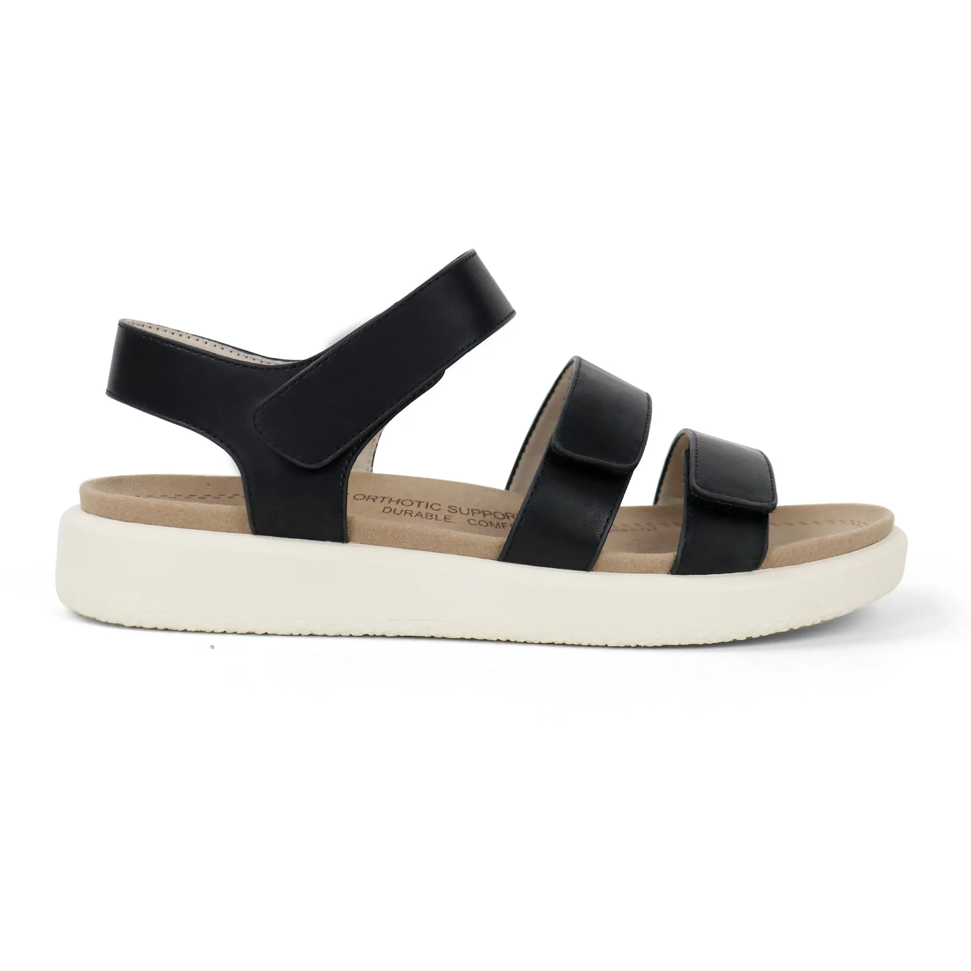 Navy Arch Support Sandals-Kitty