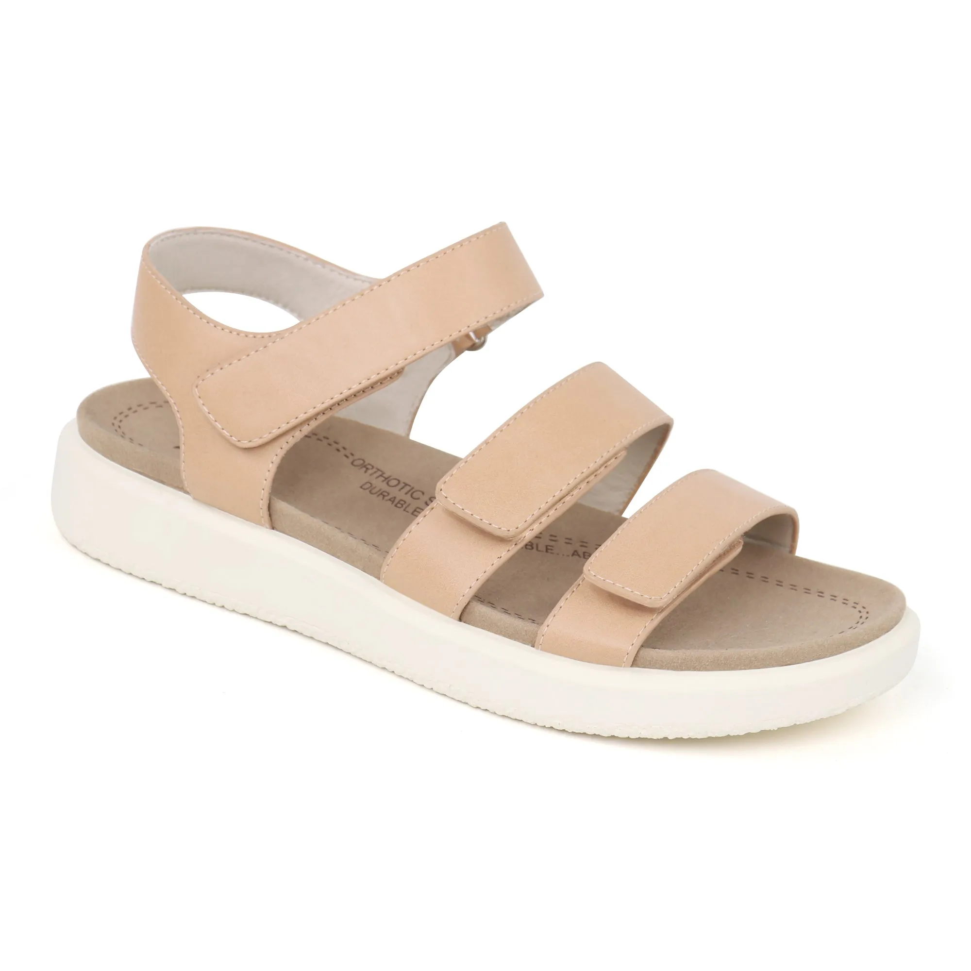 Navy Arch Support Sandals-Kitty