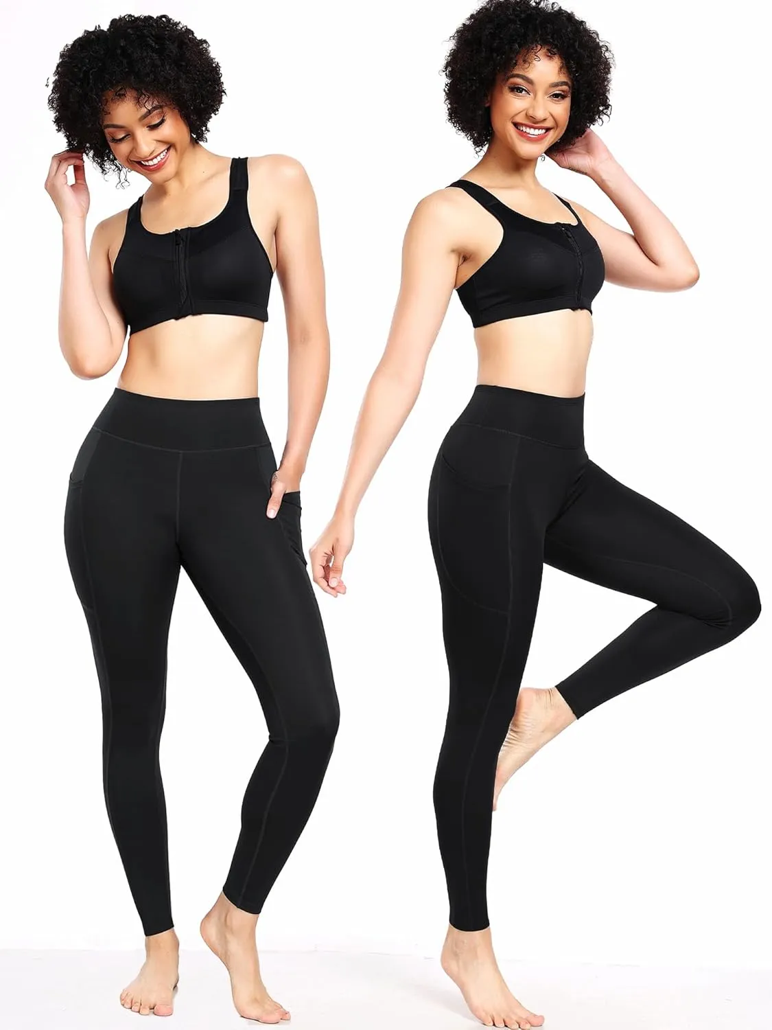 NELEUS High Waist Running Workout Leggings for Yoga with Pockets