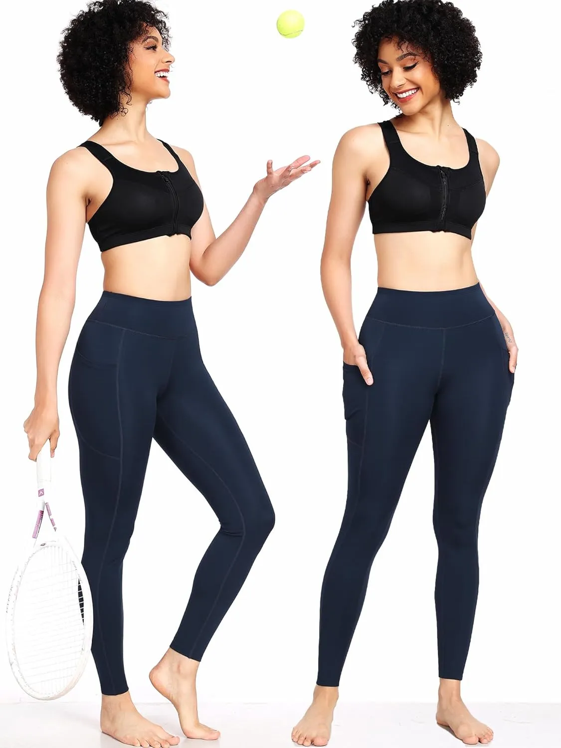 NELEUS High Waist Running Workout Leggings for Yoga with Pockets
