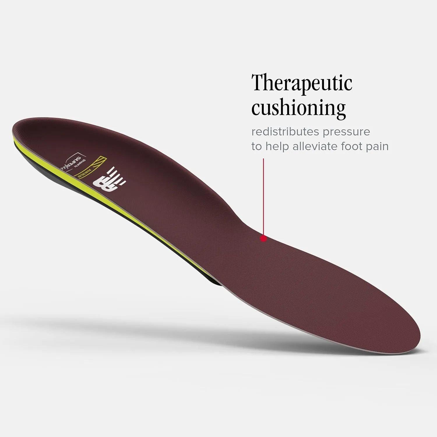 New Balance Pain Relief CFX Shoe Insert - Arch Support for Runners - Therapeutic Cushioning - Unisex - 7.5-9 Men / 8.5-10 Women