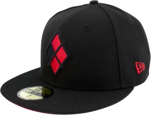 New Era Harley Quinn Logo 59Fifty Fitted Hat (US, Numeric, 7 3/8, Multicolor)