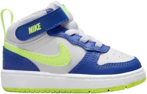 Nike Court Borough Mid 2 Toddler Astronomy Blue/Volt Size 10