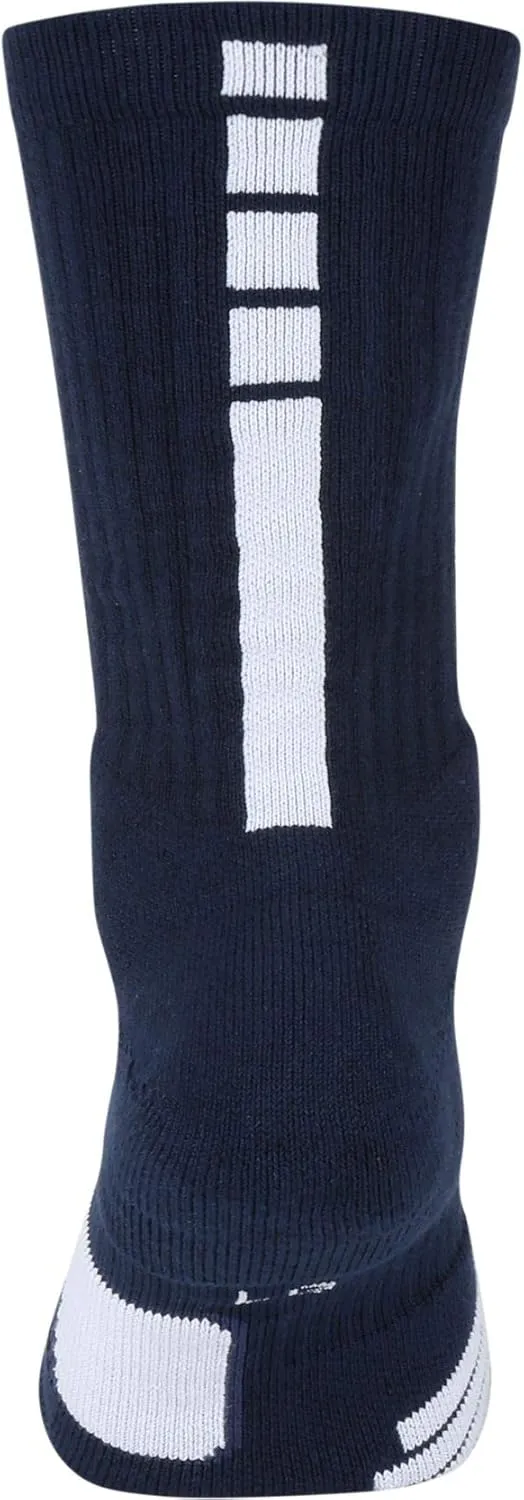 NIKE Elite Basketball Crew Socks (Midnight Navy/White