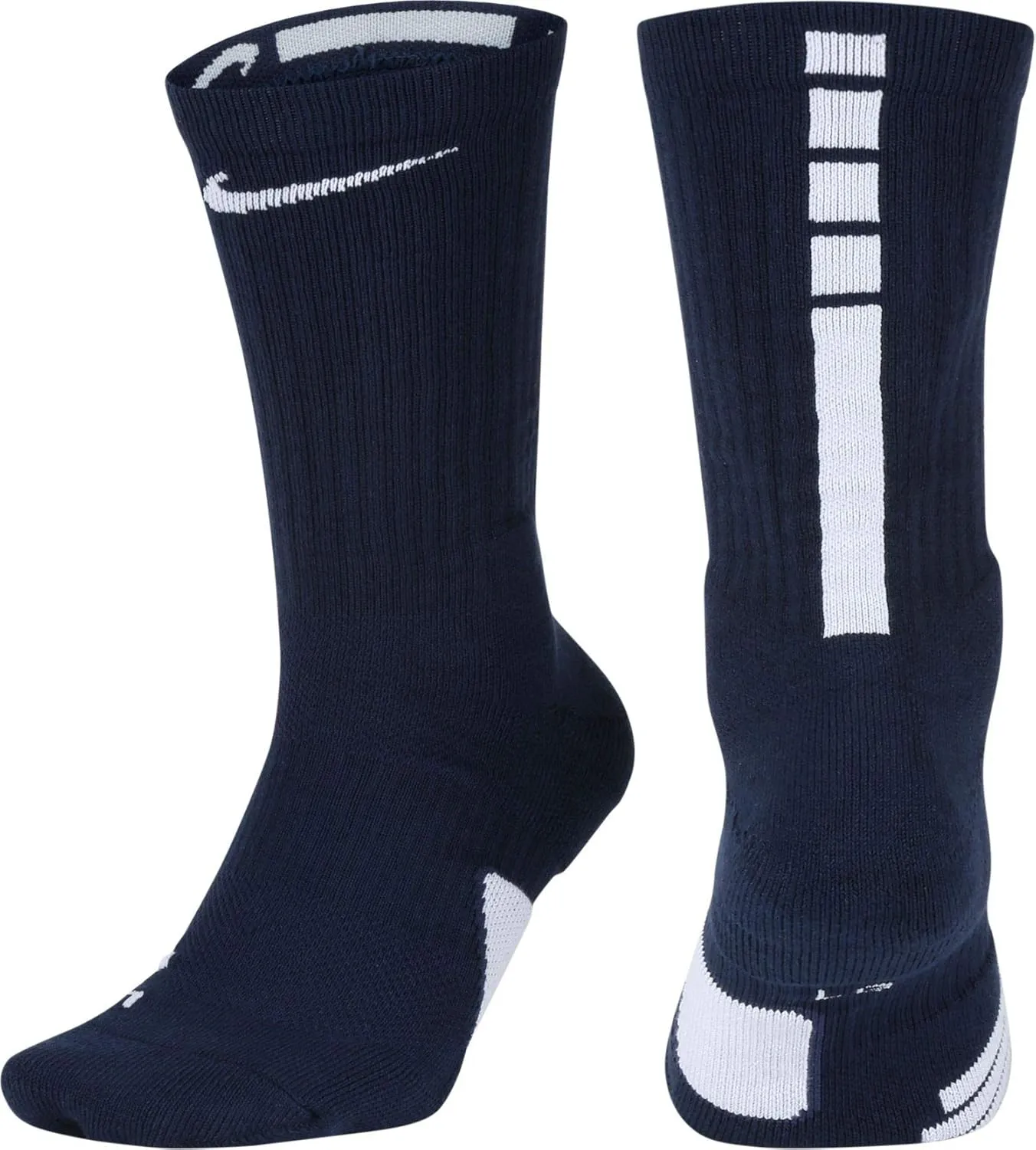 NIKE Elite Basketball Crew Socks (Midnight Navy/White