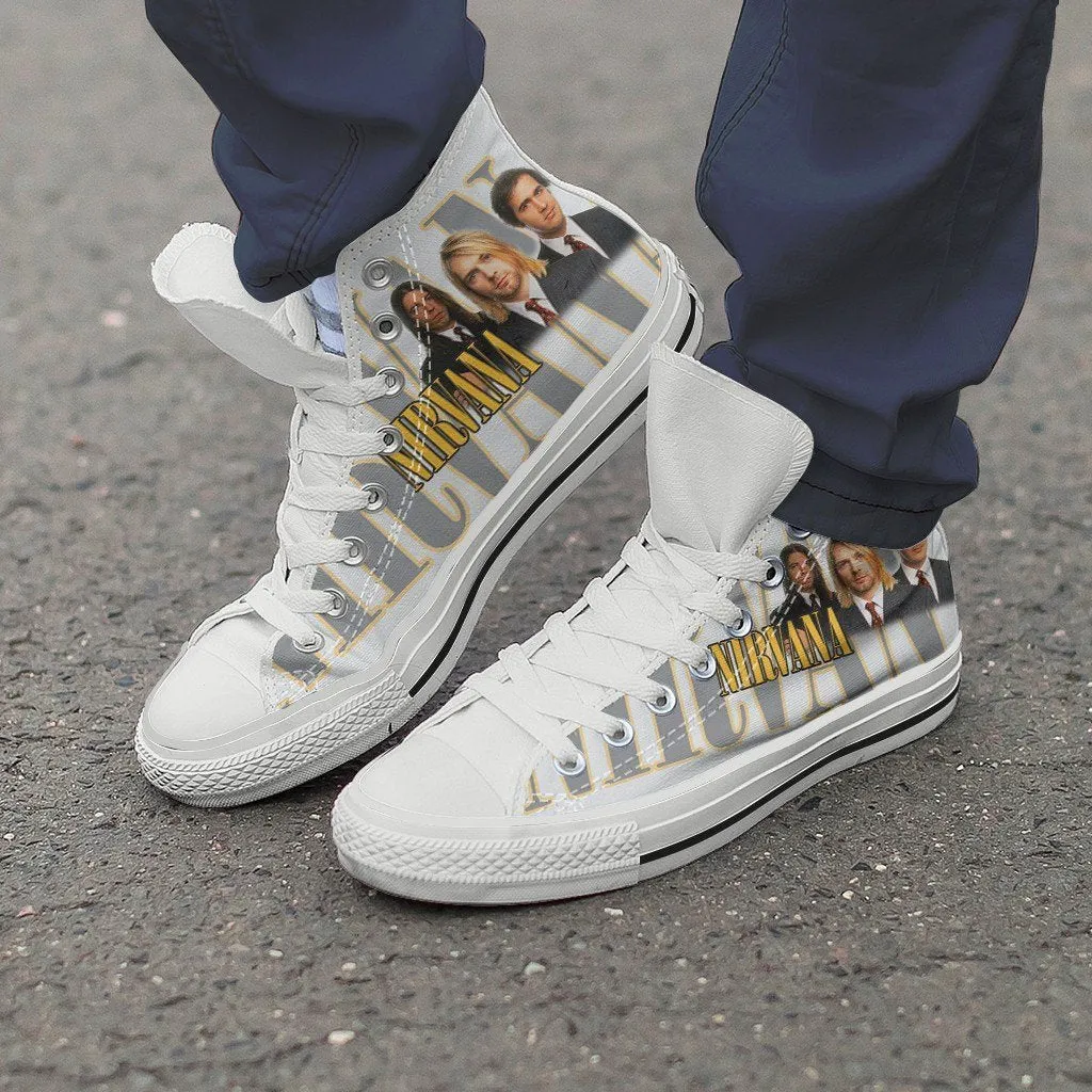 nirvana ladies high top sneakers