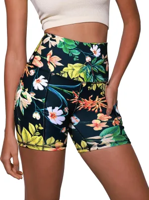 ODODOS Women's Tummy Control Biker Shorts 2.0 with Pockets High Waist Athletic Workout Yoga Shorts-3.5''/ 5"/ 8" / 10" Inseam