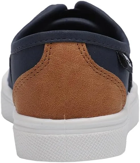 Oomphies Robin Boys Slip-On Sneakers – Canvas Upper, Elastic Strap, Cushioned Insole & Durable Rubber Sole