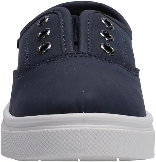 Oomphies Robin Boys Slip-On Sneakers – Canvas Upper, Elastic Strap, Cushioned Insole & Durable Rubber Sole