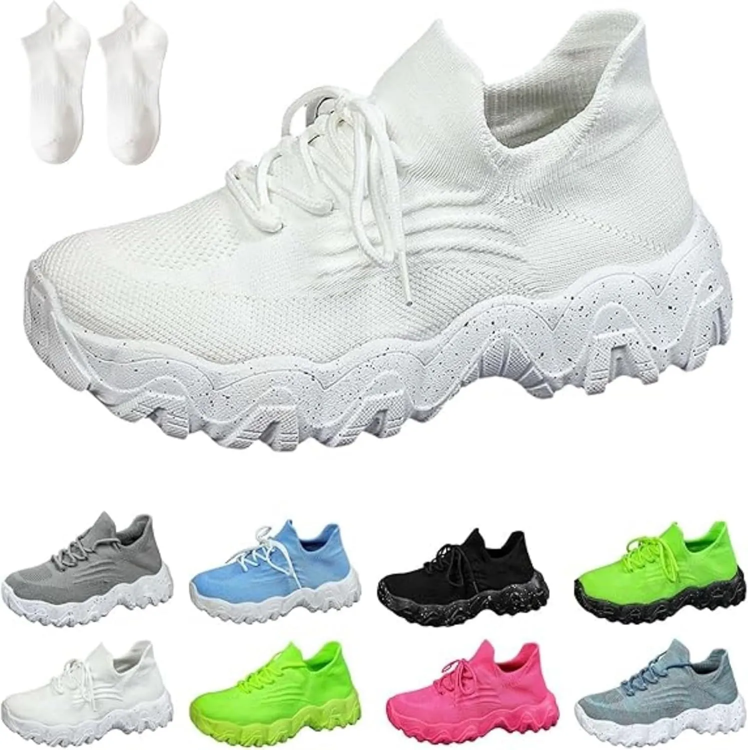 Ortho Pro Shoes for Women, Nurse Babe Shoes,Ortho Pro Women's Classic Shoes, Women's Lace Up Mesh Orthopedic Sneakers