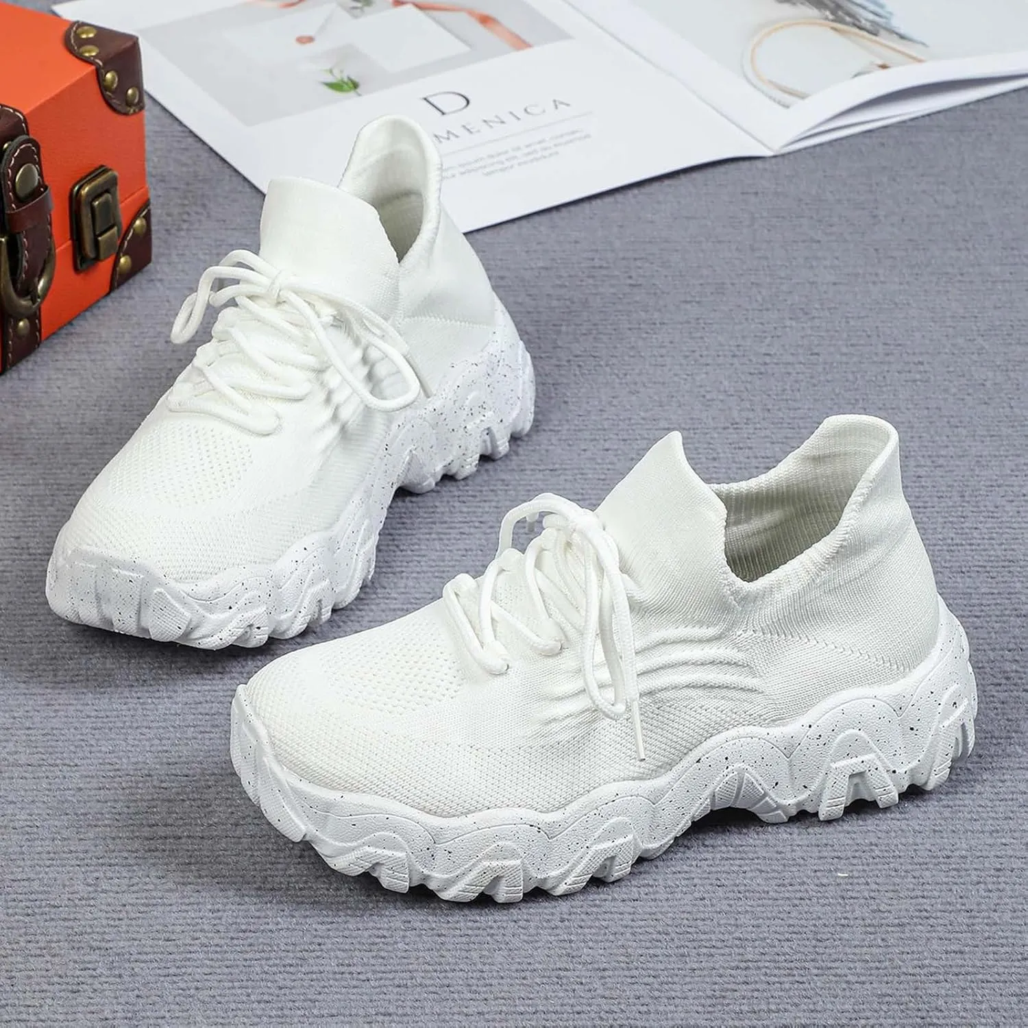 Ortho Pro Shoes for Women, Nurse Babe Shoes,Ortho Pro Women's Classic Shoes, Women's Lace Up Mesh Orthopedic Sneakers