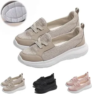 Orthopedic Women’s Breathable Slip On Arch Support Non-Slip Shoes Casual Walking Shoes Women Soft Sole Low Top Shoes
