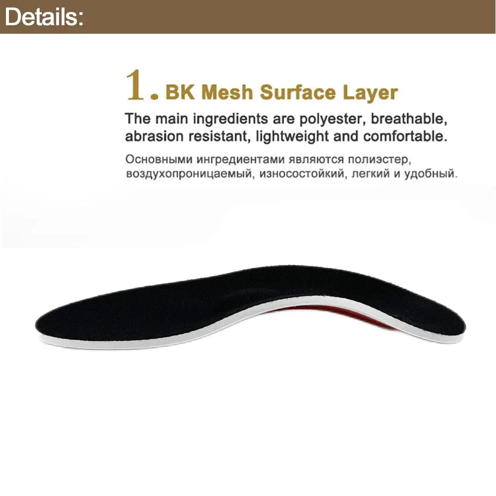 Orthotic Insole Arch Support Flatfoot Orthopedic Insoles for Feet Ease Pressure of Air Movement Damping Cushion Padding Insoles