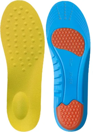 Ortosole Memory Foam Gel Insoles – Orthopedic Comfort Inserts for Men & Women – Soft Massaging Arch & Heel Support – Ideal for Walking, Standing & Daily Use (Men's 7-12)