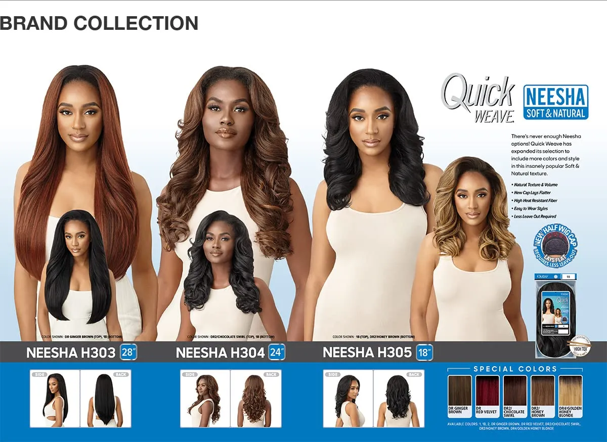 Outre New Half Wig Cap Lays Flat Quick Weave NEESHA H303 (2)