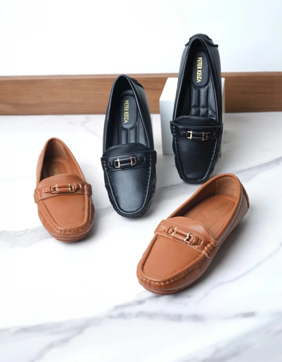 Peter Keiza Sepatu Loafers Moccasin Wanita