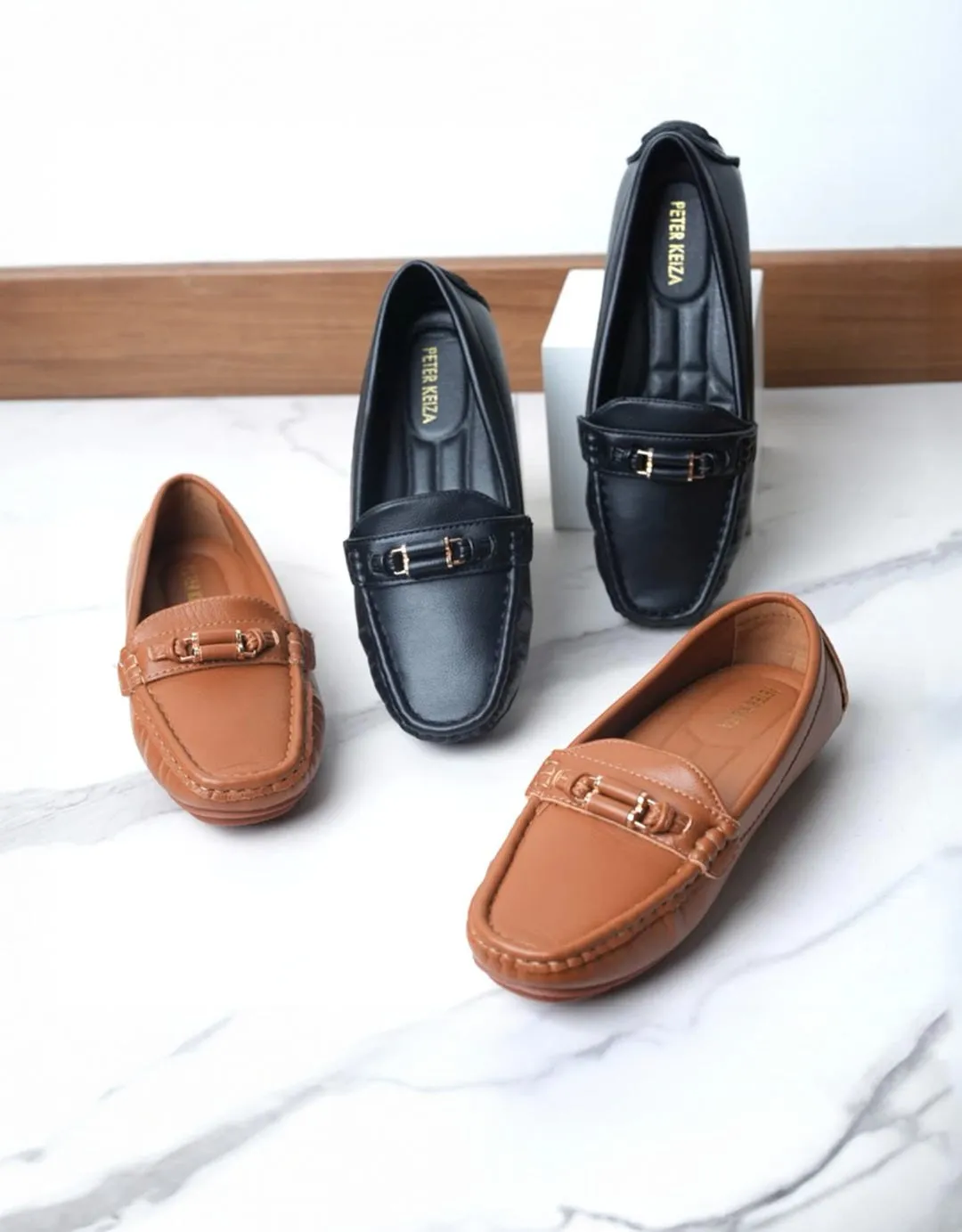 Peter Keiza Sepatu Loafers Moccasin Wanita