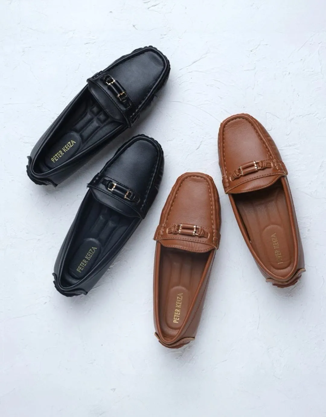 Peter Keiza Sepatu Loafers Moccasin Wanita