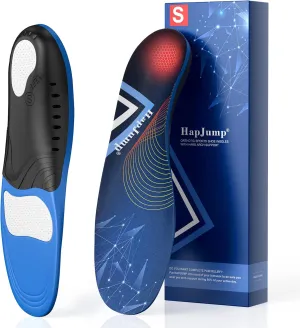 Plantar Fasciitis Pain Relief Feet Insoles Orthotics Arch Support Insoles with Motion Control Shoe Inserts Work Boot Flat Feet Comfortable for Men and Women Improve Balance, S