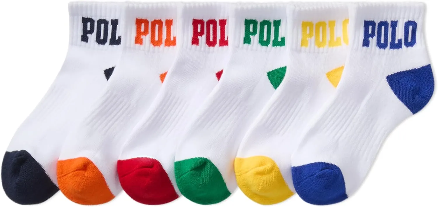 Polo Ralph Lauren Boy's Solid Quarter Crew