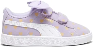 PUMA Kids Girls Suede Classic Lf Re-Bow V Slip On Sneakers Shoes Casual - Purple - Size 2 M
