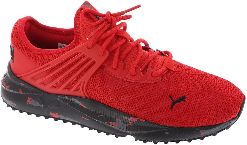 PUMA Pacer Future Color Utility Sneaker Mens Sneaker 8 DM US High Risk RedBlack