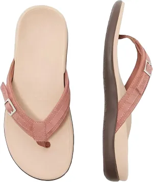 Pylera Orthopaedic Summer Sandals, Soft Bottom Massage Wedge Slide Flip Flops with Arch Support Orthopedic Sandals