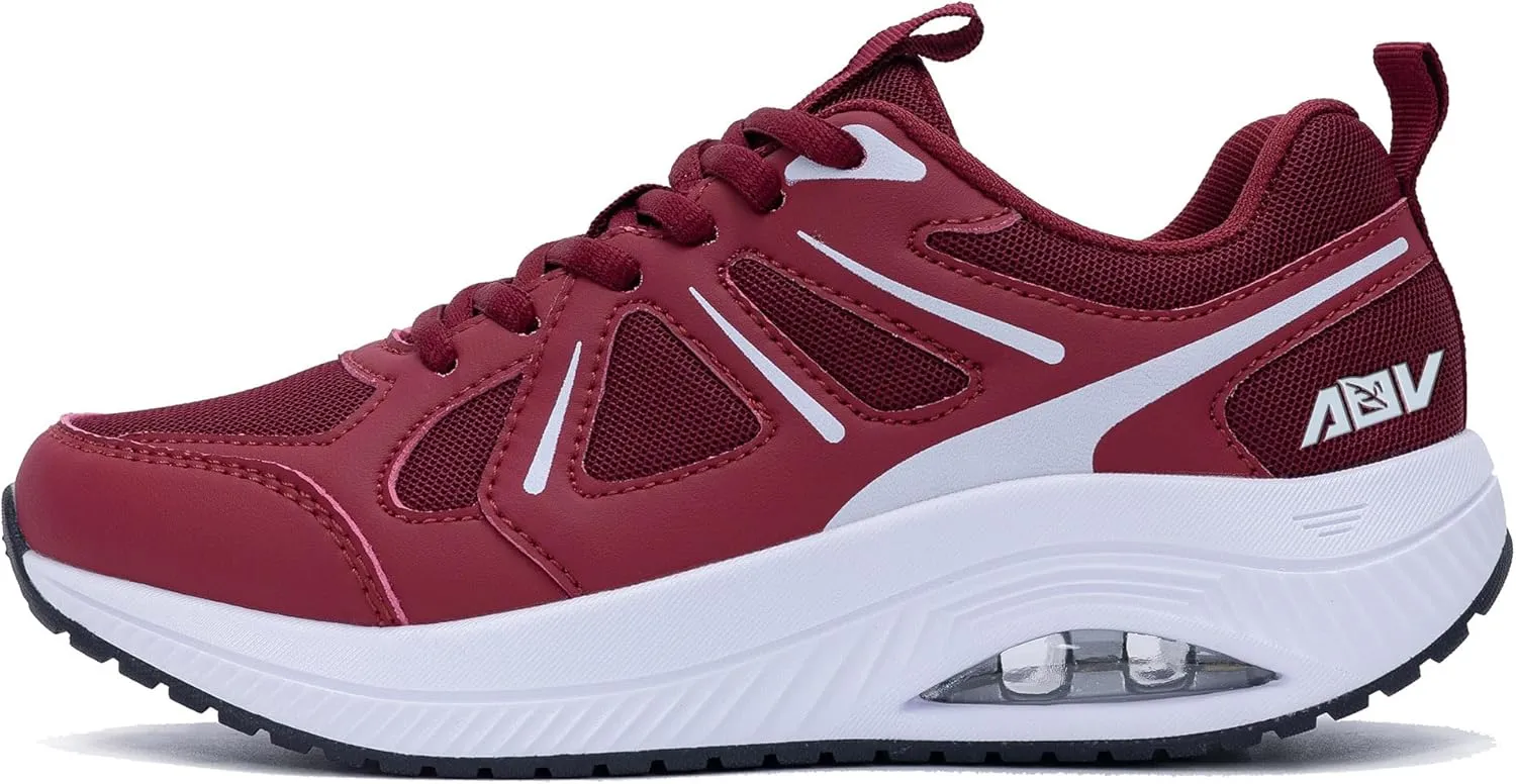 QAUPPE Womens Walking Shoes with Arch Support Athletic Orthotic Sneakers for Women Foot Pain Relief