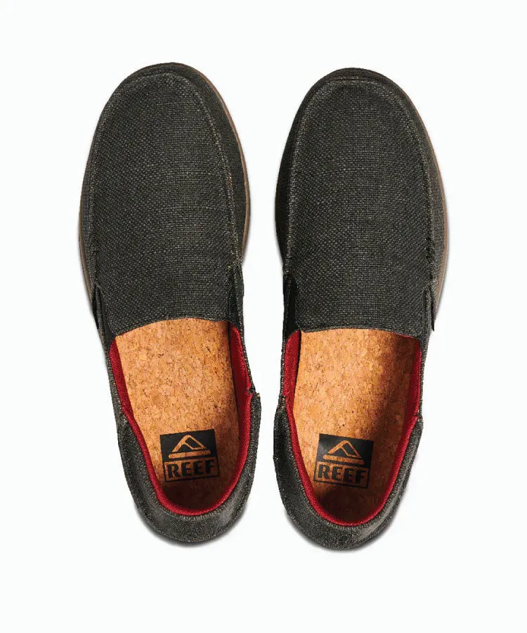 Reef Cushion Matey Mens Shoe - Black / Red / Grey