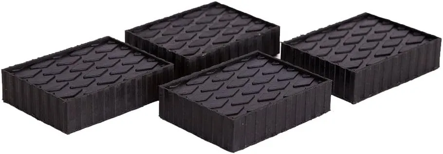 Rotary FJ2439 1-1/2" Tall Fat Polymer Adapter Block, Set of 4