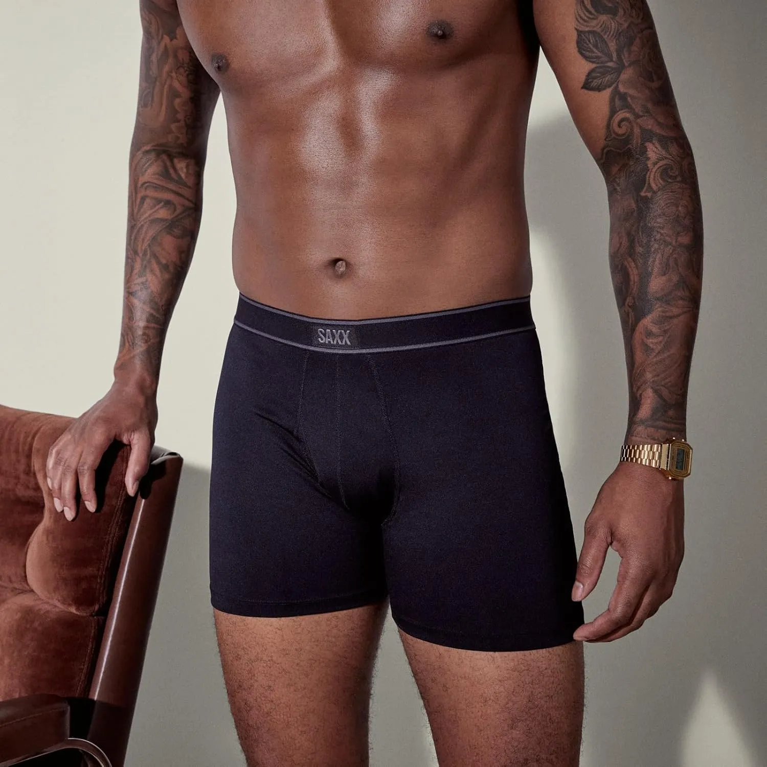 SAXX Underwear Co. - Men's Daytripper Boxer Brief Fly 3Pk With Built-In Pouch Support - Underwear For Men