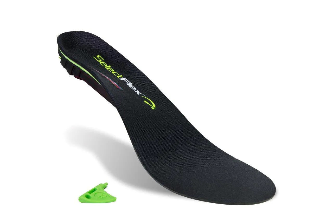 Selectflex World'S Only Adjustable-Arch Orthotic Insole, Custom Arch Support: Plantar Fasciitis, Neuropathy, Flat Feet, Overpronation, Aching Feet, Foot Pain, Mortons Neuroma, Low Back Pain.Men/Wome