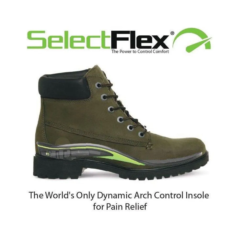 Selectflex World'S Only Adjustable-Arch Orthotic Insole, Custom Arch Support: Plantar Fasciitis, Neuropathy, Flat Feet, Overpronation, Aching Feet, Foot Pain, Mortons Neuroma, Low Back Pain.Men/Wome