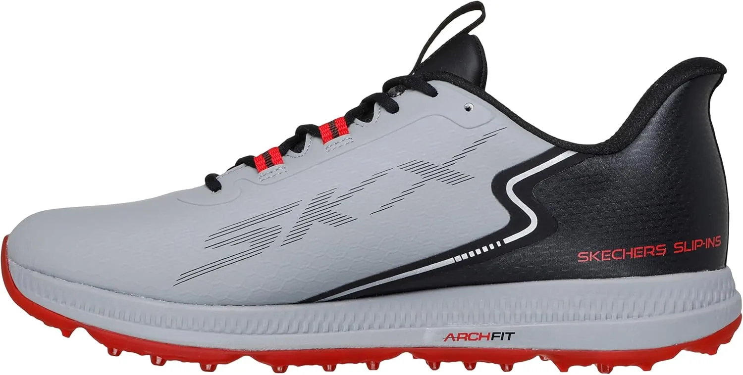 Skechers Men's Elite 6 Slip in Arch Fit Spikeless Golf Shoe Sneaker
