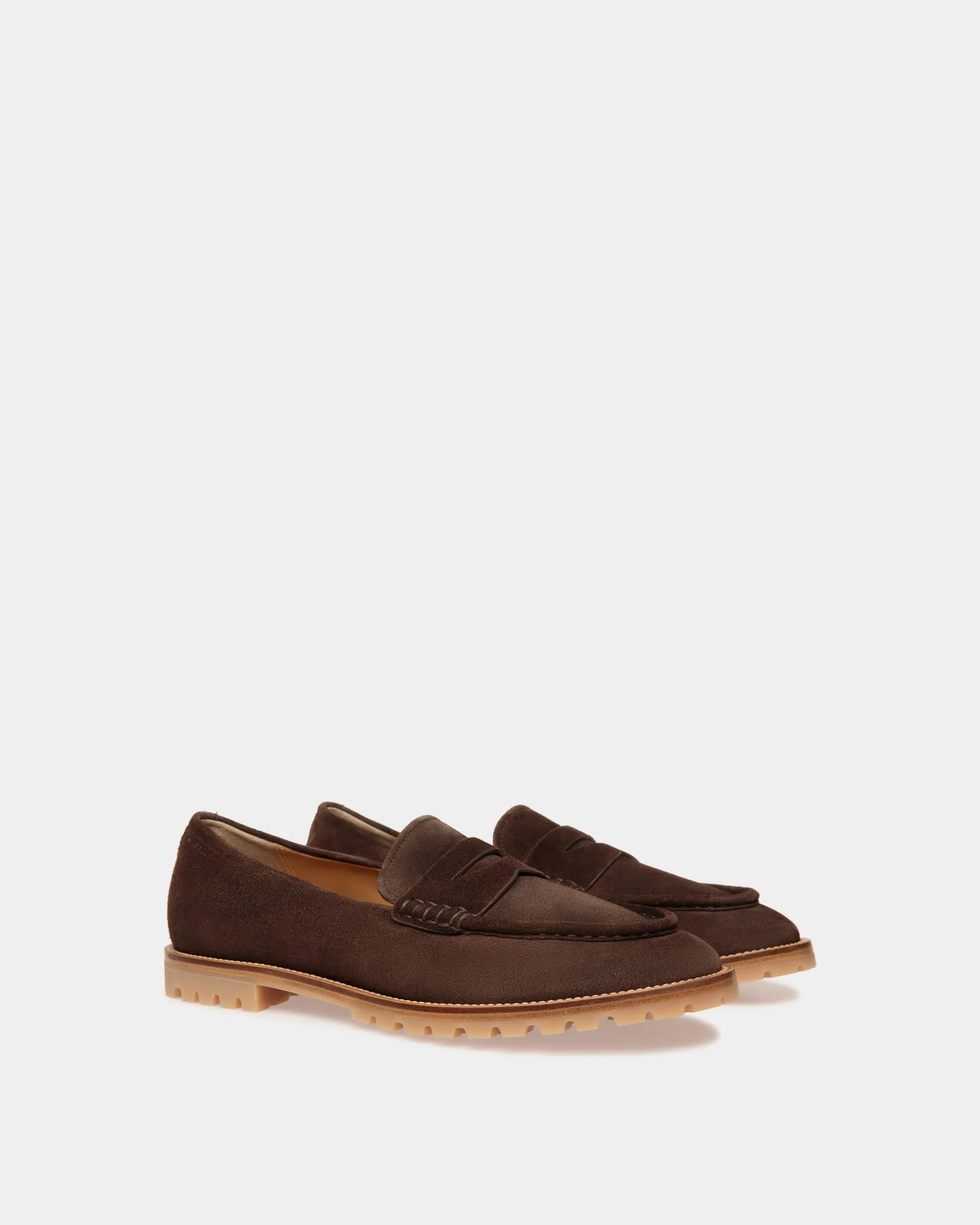 Solaria Loafer in Ebano Suede