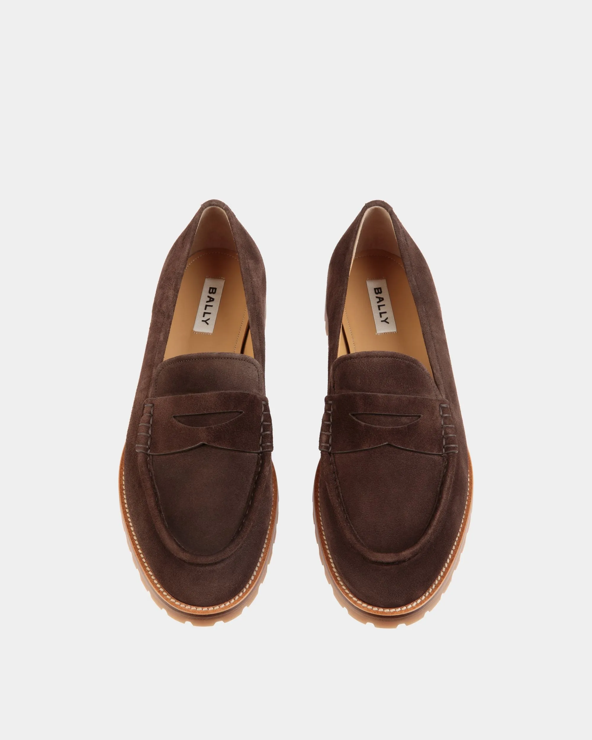 Solaria Loafer in Ebano Suede